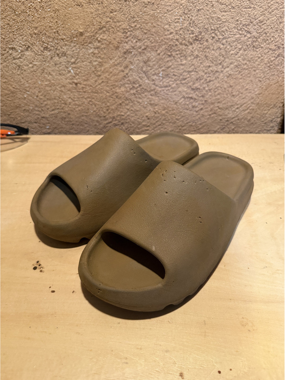 Brown Yeezy Slides